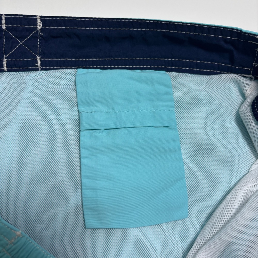 Polo Ralph Lauren Aqua Blue Swim Trunks Mens Large Lined Cargo Bathing Suit - Picture 6 of 8
